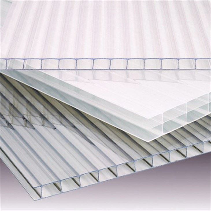 4mm 6mm 8mm 10mm 12mm Twin Wall Polycarbonate Hollow Panels