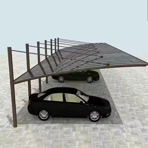 Hot Selling Polycarbonate Carport UV Protection Cover For Parking factory