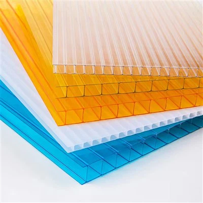 Lastre in plastica per esterni in lastre di policarbonato multiparete